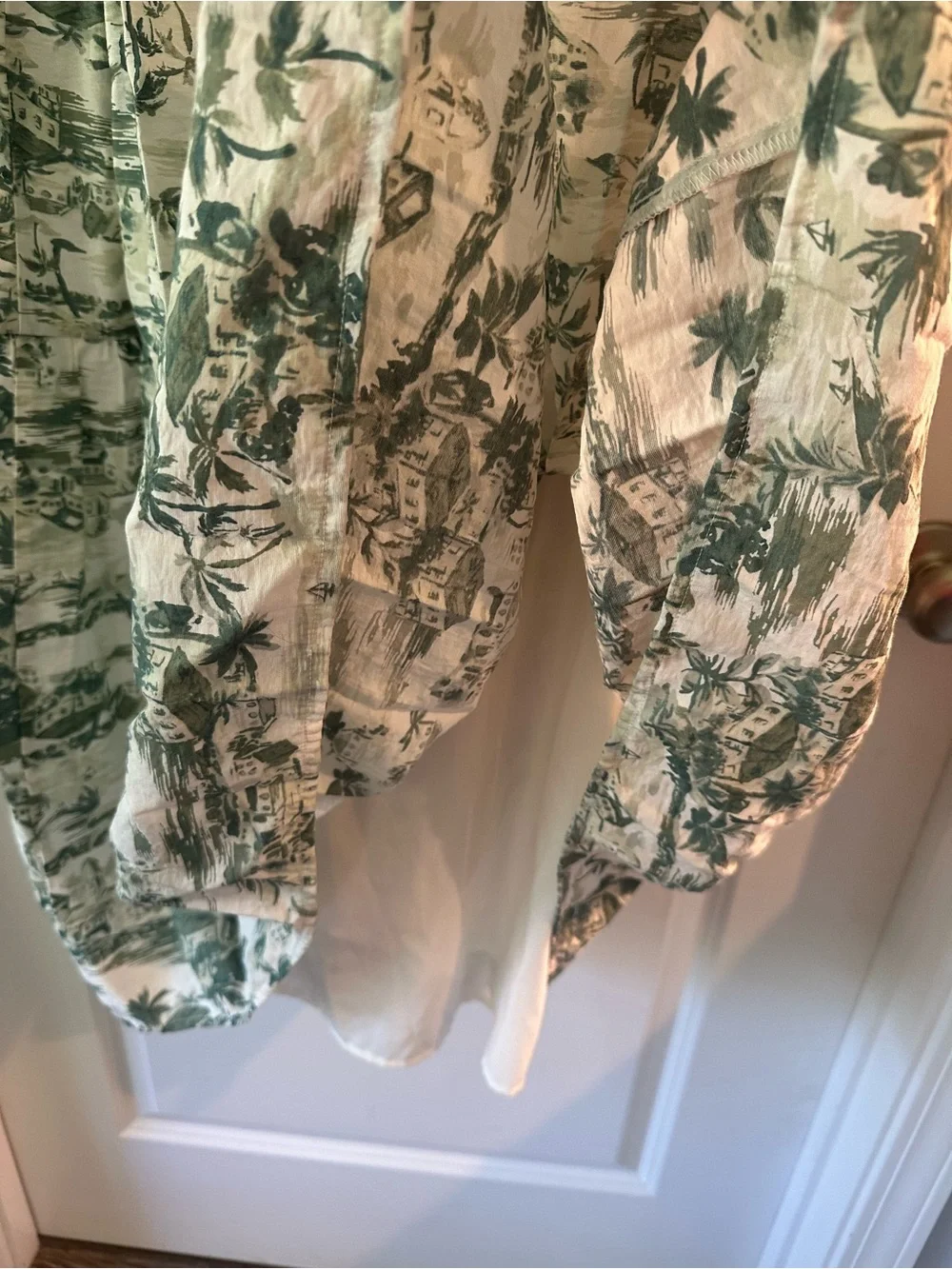 Abercrombie & Fitch Tropical Toile Maxi Dress